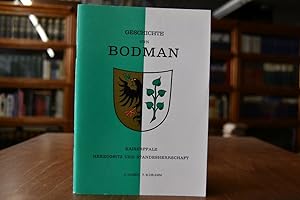 Imagen del vendedor de Geschichte von Bodman. a la venta por Gppinger Antiquariat
