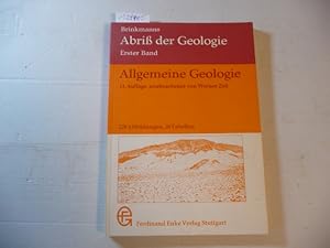 Seller image for Brinkmanns Abri der Geologie - Erster Band for sale by Gebrauchtbcherlogistik  H.J. Lauterbach