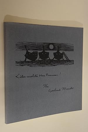 Immagine del venditore per Hans Purrmann - Gerhard Marcks: eine Knstlerfreundschaft in Briefen. [Aus Anlass d. 10jhrigen Bestehens d. Museums Langenargen; Jahresgabe 1986 fr d. Freundeskreis d. Gerhard-Marcks-Hauses e.V.]. Museum Langenargen am Bodensee. Martina Rudloff. [Hrsg. von Eduard Hindelang] / Verffentlichung des Museums Langenargen venduto da Antiquariat Biebusch