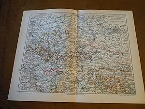 Bild des Verkufers fr Kolorierter Holzschnitt "Provinz Sachsen." Aus: Bd. 17 (1909). zum Verkauf von Die Bcherwelt