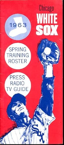 CHICAGO WHITE SOX SPRING TRAINING GUIDE 1963 VF/NM