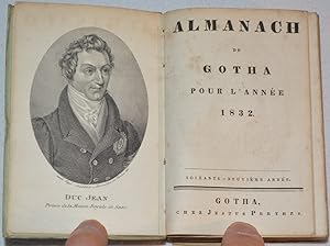 Almanach de Gotha pour l'année 1832. Soixante-neuvième année.