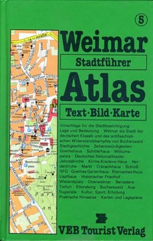 Bild des Verkufers fr Weimar. Tourist-Stadtfhrer-Atlas 5. zum Verkauf von Antiquariat Liberarius - Frank Wechsler