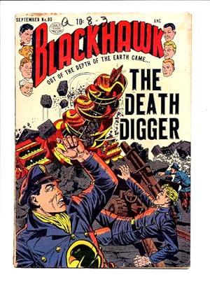 BLACKHAWK #80-THE DEATH DIGGER!!! VG