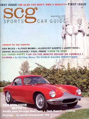 SPORTS CAR GUIDE 9/1959-ALFRED MOMO/BUGATTI FN/VF