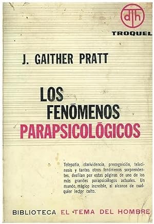 Seller image for Los Fenmenos Parapsicolgicos (Spanish Edition) for sale by Von Kickblanc