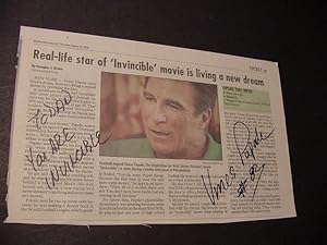 Seller image for SIGNED ARTICLE for sale by Daniel Montemarano
