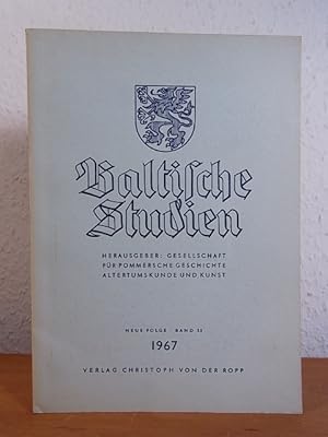 Bild des Verkufers fr Baltische Studien. Neue Folge, Band 53, 1967 zum Verkauf von Antiquariat Weber