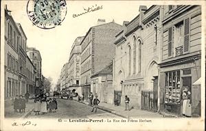 Ansichtskarte / Postkarte Levallois Perret Hauts de Seine, La Rue des Freres Herbert