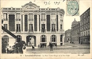 Ansichtskarte / Postkarte Levallois Perret Hauts de Seine, Rue Victor Hugo, Rue Gide, Louit Frere...