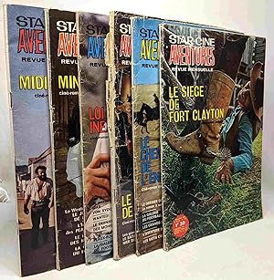 6 revues Star-Ciné Aventures 1966: n°174 Mars + n°176 Mai + n°178 Juillet + n°179 Août + n°180 Se...