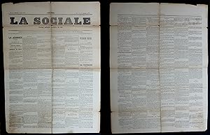 La Sociale. Journal politique quotidien du soir. No 6. - Mercredi 5 Avril 1871. No 6. - Germinal ...
