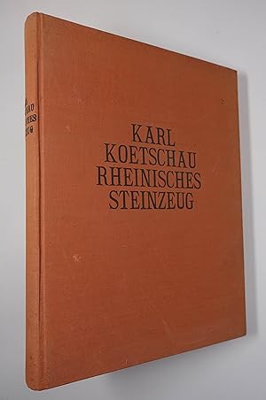 Rheinisches Steinzeug. München, Kurt Wolff, 1924. 4°. 4 Bll., 52 S., 2 Bll., mit 73 Bildtafeln im...