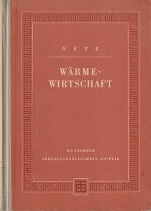 Image du vendeur pour Wrmewirtschaft. mis en vente par Versandantiquariat Dr. Uwe Hanisch