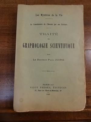 Traité de Graphologie Scientifique.