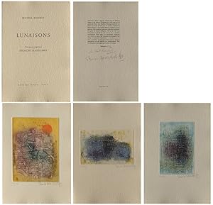 Image du vendeur pour Lunaisons. 3 signed etchings mis en vente par Midori Art Books