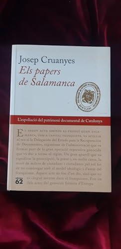 Imagen del vendedor de Els papers de Salamanca a la venta por Llibreria Fnix