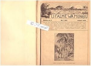 Image du vendeur pour UFALME WAMUNGO (Dt. : Das Reich Gottes (oder das Himmelreich wird im Matthusevangelium ausdrcklich genannt ) ist eines der Hauptthemen der Botschaft Jesu Christi in den Evangelien . mis en vente par Herbst-Auktionen