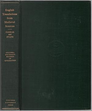 Image du vendeur pour Bibliography of English translations from Medieval Sources mis en vente par Between the Covers-Rare Books, Inc. ABAA