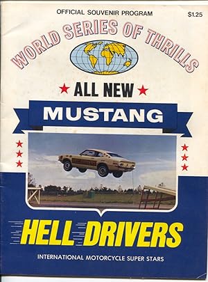 World Series of Thrills Mustang Hell Drivers Auto Thrill Show Program 4/2001-Stephen Ladd-FN