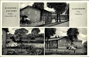 Bild des Verkufers fr Ansichtskarte / Postkarte Latendorf in Holstein, Gasthof - Inh.: H. Pieper zum Verkauf von akpool GmbH