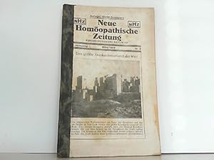 Seller image for Neue Homopathische Zeitung. Hier Nr. 3 / Mrz 1929 - 4. Jahrgang. Titelthema: Das grte Krankenhausviertel der Welt. for sale by Antiquariat Ehbrecht - Preis inkl. MwSt.