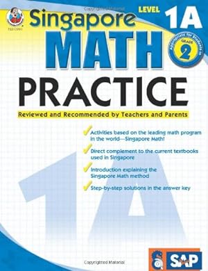 Bild des Verkufers fr Singapore Math Practice, Level 1A, Grade 2 [Paperback ] zum Verkauf von booksXpress