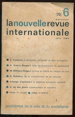 Image du vendeur pour La nouvelle revue internationale n6, juin 1964 mis en vente par LibrairieLaLettre2