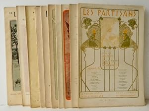 LES PARTISANS. (1900-1901). Revue complète en 10 livraisons du n° 1 (novembre 1900) au n° 10 (20 ...