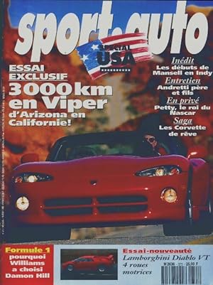 Sport-auto n?373 : 3000km en Viper - Collectif