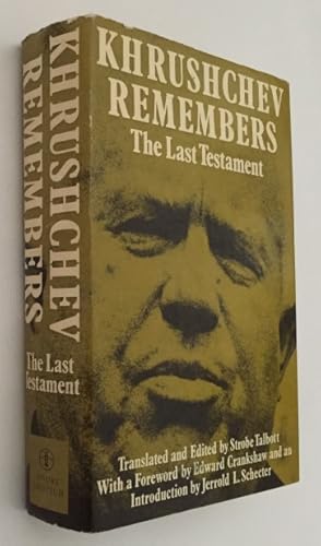 Immagine del venditore per Khrushchev remembers. The last testament. venduto da Antiquariaat Clio / cliobook.nl