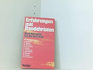 Imagen del vendedor de Erfahrungen mit Randchristen. Neue Horizonte fr die Seelsorge a la venta por Book Broker