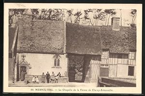 Carte postale Mesnil-Val, La Chapelle de la Ferme de Clercy-Estancelin