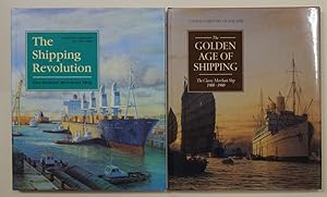 Imagen del vendedor de The golden age of shipping. The classic merchant ship 1900 - 1960. + The shipping revolution. The modern merchant ship. 2 Bnde. (Conway s History of the Ship). a la venta por Antiquariat Martin Barbian & Grund GbR