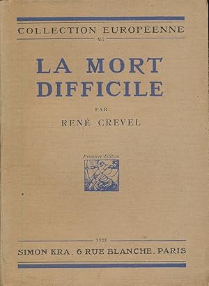 Image du vendeur pour La mort difficile mis en vente par LIBRAIRIE GIL-ARTGIL SARL