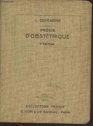 Imagen del vendedor de Prcis d'obstrtique (5me dition) a la venta por Le-Livre