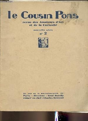 Bild des Verkufers fr Le cousin Pons- nouvelle srie n2- Sommaire: Les mystres du portrait par Henry Bidou- A propos de Courbet par Robert Rey- La Danse dans la peinture au XVIIIe sicel par Edmond Pilon- Quelques artistes mal connus: Gabriel de Saint-Aubin par Charles Oulmo zum Verkauf von Le-Livre