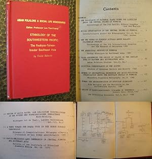 Ethnology of the Southwestern Pacific. The Ryukyus-Taiwan-Insular Southeast Asia.