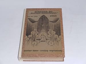 Image du vendeur pour Almanach der deutschen Musikbcherei aus dem Jahr 1923. mis en vente par Der-Philo-soph