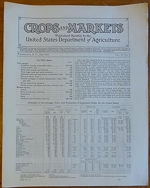 Crops and Markets - Vol. 18 No. 7 July 1941