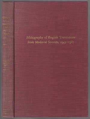 Bild des Verkufers fr Bibliography of English Translations from Medieval Sources, 1943-1967 zum Verkauf von Between the Covers-Rare Books, Inc. ABAA