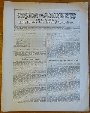 Crops and Markets - Vol. 13 No. 1 January 1936