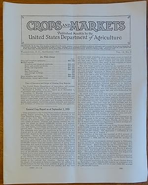 Crops and Markets - Vol. 12 No. 9 September 1935