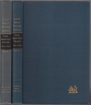 Bild des Verkufers fr Justice Oliver Wendell Holmes. Two volumes zum Verkauf von Between the Covers-Rare Books, Inc. ABAA