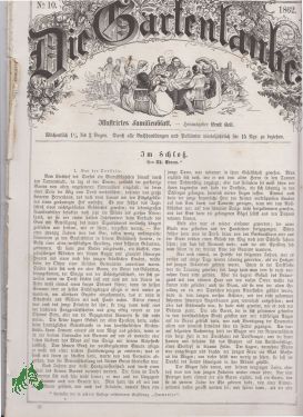 Bild des Verkufers fr 10/1862 zum Verkauf von Antiquariat Artemis Lorenz & Lorenz GbR
