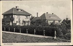 Bild des Verkufers fr Ansichtskarte / Postkarte Hellendoorn Overijssel, School met den Bijbel zum Verkauf von akpool GmbH