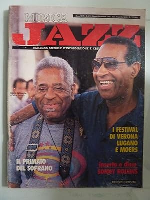 Bild des Verkufers fr MUSICA JAZZ Anno XLVI n. 8 - 9 Agosto Settembre 1990 zum Verkauf von Historia, Regnum et Nobilia