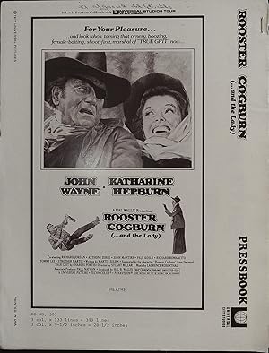 Seller image for Rooster Cogburn Pressbook 1975 John Wayne, Katharine Hepburn for sale by AcornBooksNH