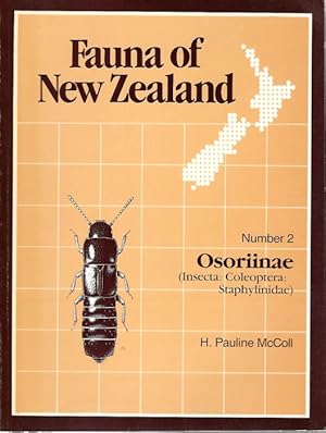 Seller image for Fauna of New Zealand 2: Osoriinae (Coleoptera: Staphylinidae) for sale by PEMBERLEY NATURAL HISTORY BOOKS BA, ABA