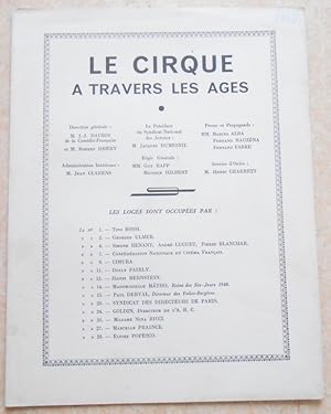 Le Cirque A Travers les Ages